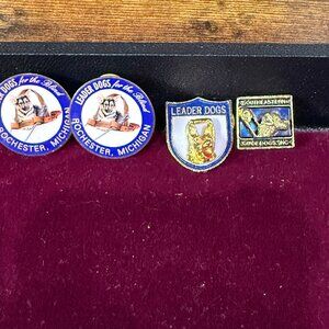 Leader dog lapel pins